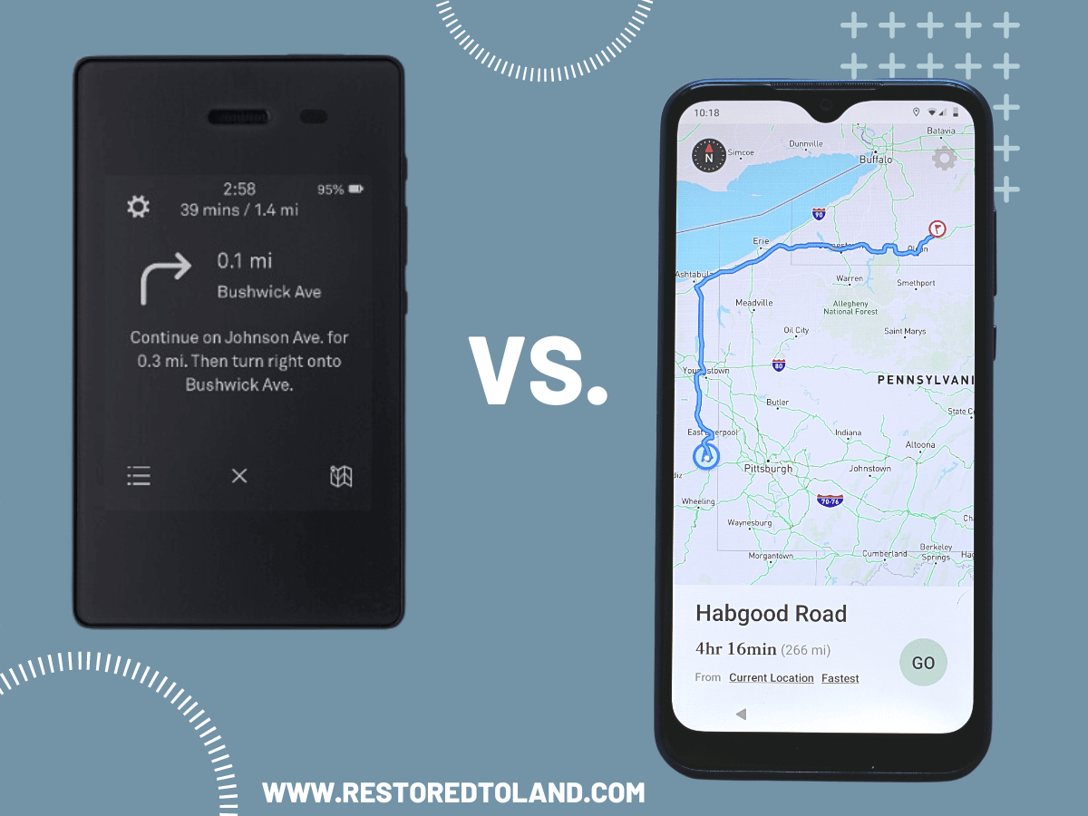 Lightphone II GPS "vs" wisephone GPS